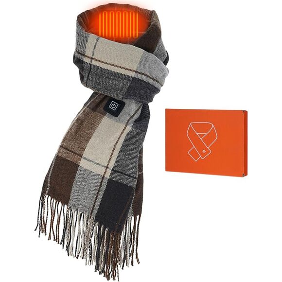 Mailbox Heated Scarf–5000mAH Rechargeable Electric Neck Warmer - Picture 1 of 7